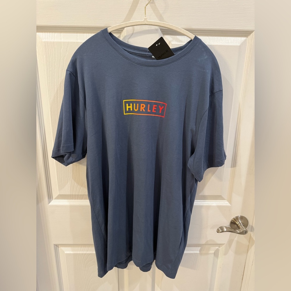 Hurley Navy Blue Logo Tee